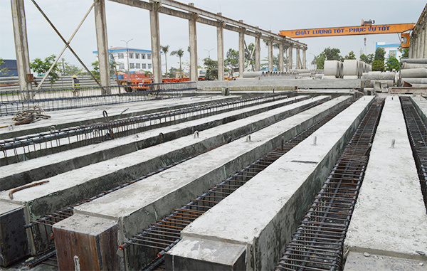 Cọc vuông bê tông cốt thép đúc sẵn