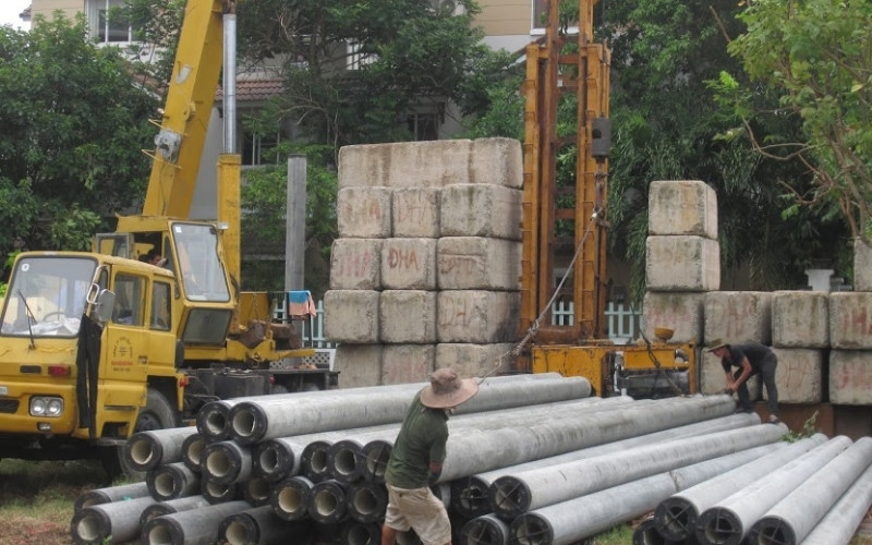 ép cọc tải tĩnh