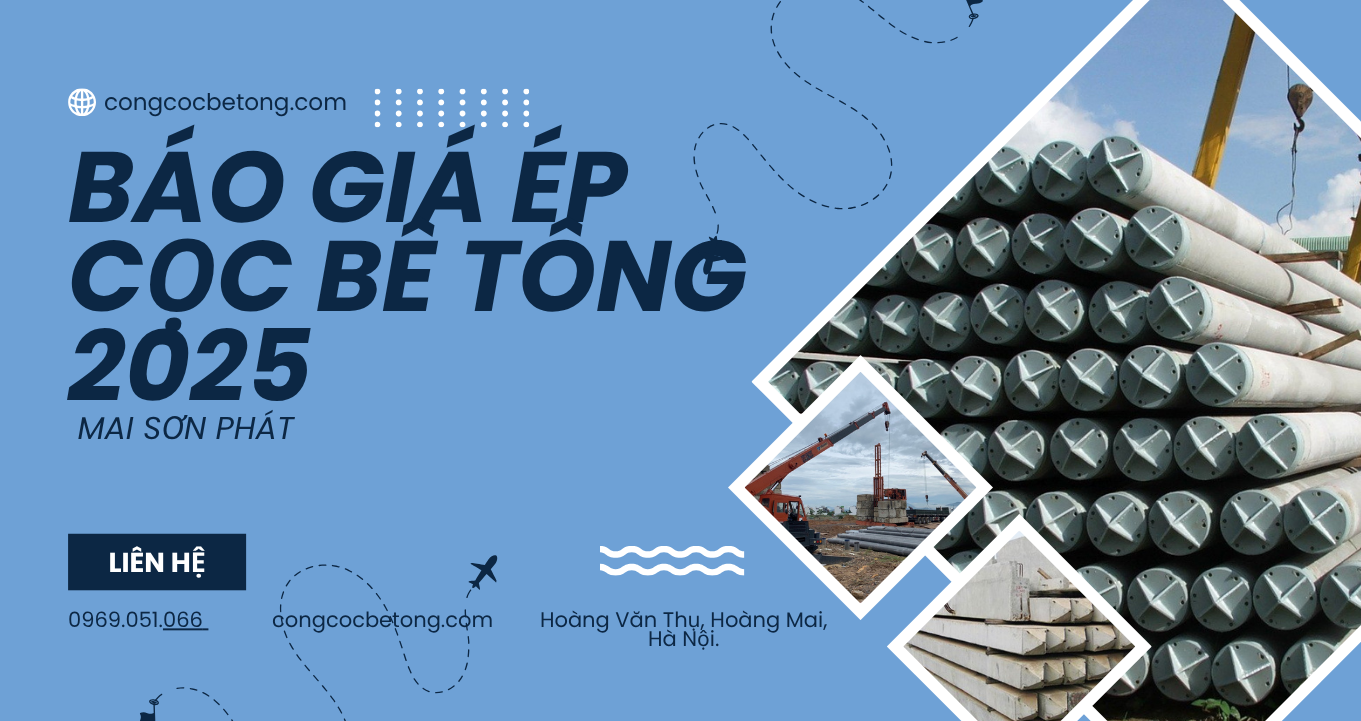 Báo giá ép cọc bê tông