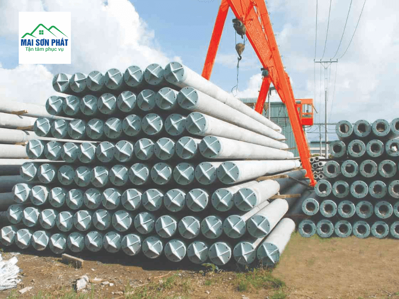 Cọc UST được sản xuất sẵn tại nhà máy, giúp rút ngắn đáng kể thời gian thi công tại công trường