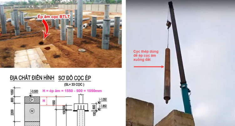 báo giá cọc dẫn ép âm
