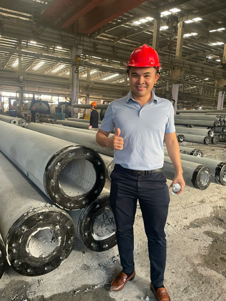 Kiểm tra gói cọc ly tâm D500 kỹ sư Mai Sơn Phát