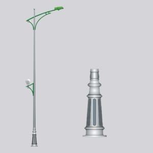 Cột đèn cần rời đơn