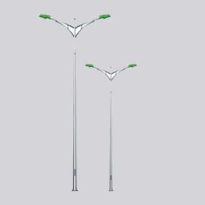 Cột đèn cần rời kép