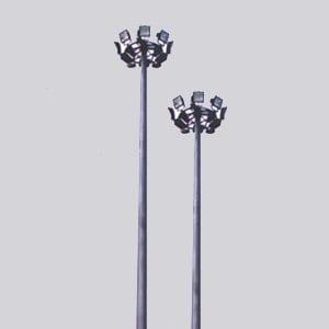 Cột đèn nâng hạ