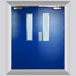 Cửa thoát hiểm kép