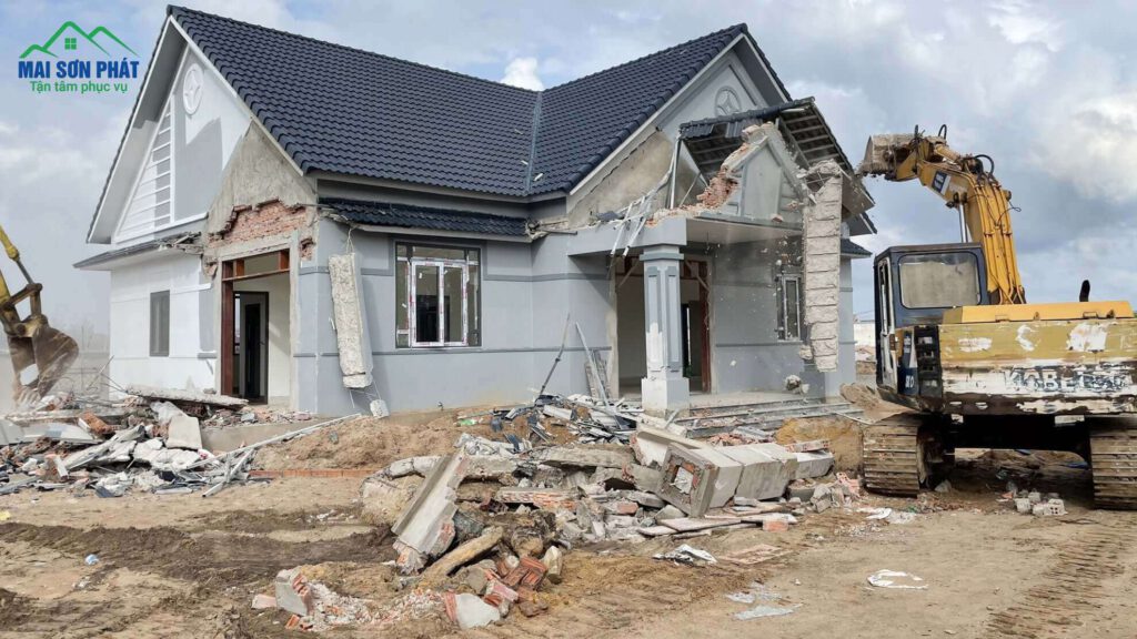 Dịch vụ phá dỡ nhà cũ taị hà nội